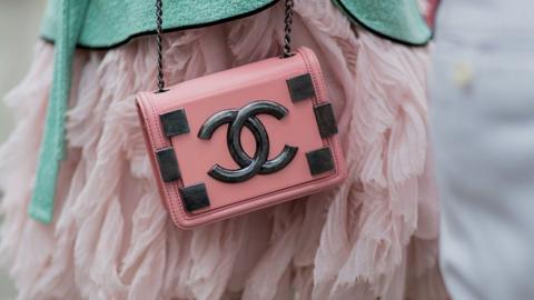 Pink Chanel handbag