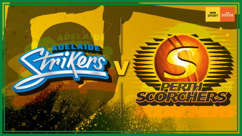 Adelaide Strikers v Perth Scorchers badge graphic