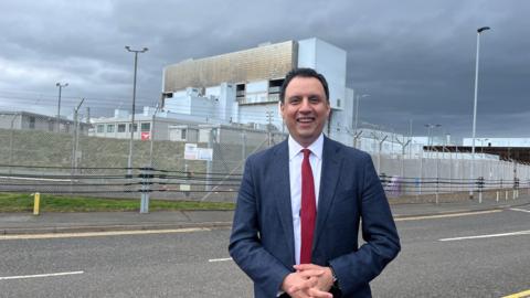 anas sarwar at torness nuclear power plant