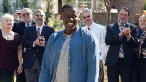 Daniel Kaluuya (centre) in Get Out