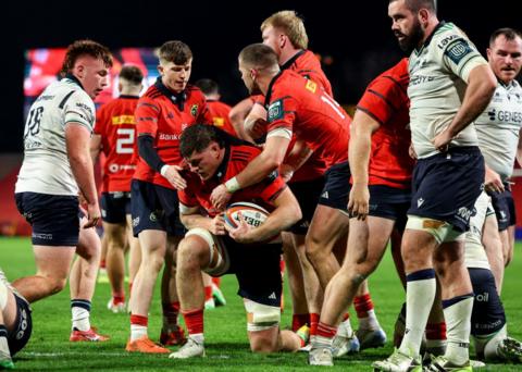 Jack O'Donoghue scores a try
