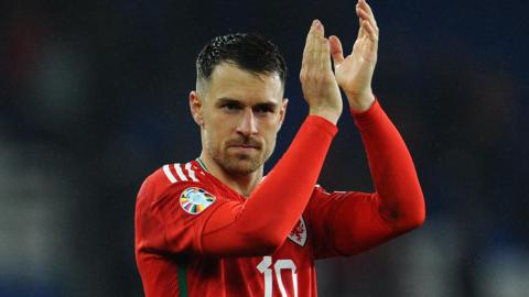 Aaron Ramsey Cymru v Latvia 2023