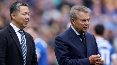 Cardiff chief executive Ken Choo (left) and chairman Mehmet Dalman