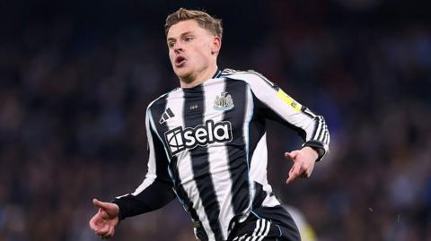 Newcastle United winger Harvey Barnes