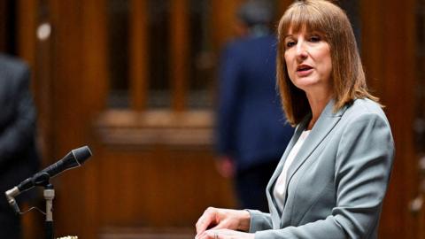 Rachel Reeves in the House of Commons