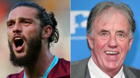 Andy Carroll and Mark Lawrenson