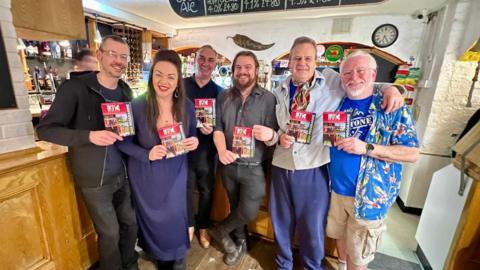 The Folkestone Music Town CIC board (L-R) Tim Smith, Sophia Stutchbury, Adam Jeanes, Liam Gomez, Andrew Ward and Chris Smith