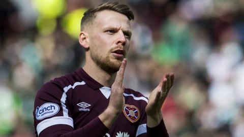 Hearts defender Stephen Kingsley