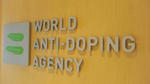 World Anti-Doping Agency sign