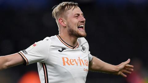 Harry Darling celebrates