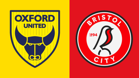 Oxford United and Bristol City club badges