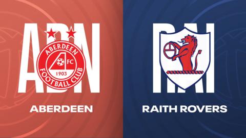 Aberdeen and Raith Rovers badges