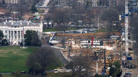 Construction at the White House