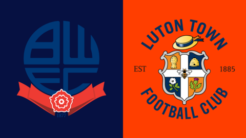 Bolton Wanderers v Luton Town fixture graphic