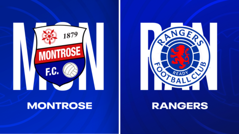 Montrose and Rangers badges
