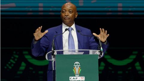 Patrice Motsepe, president of the Confederation of African Football