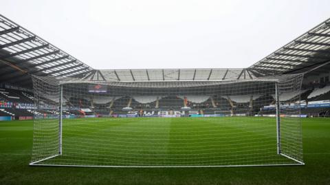 A general view of Swansea.com Stadium 