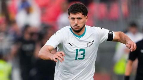 Liberato Cacace playing for New Zealand