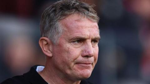 Phil Parkinson after his team's Championship defeat to QPR