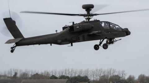 Apache helicopter