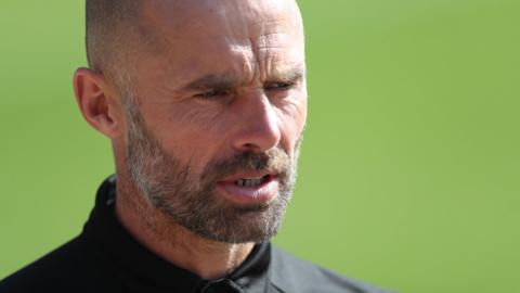 Rotherham boss Paul Warne on the sidelines