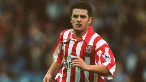 Jason Dodd in action for Southampton in 1996 