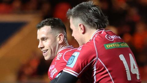 Gareth Davies and Steff Evans