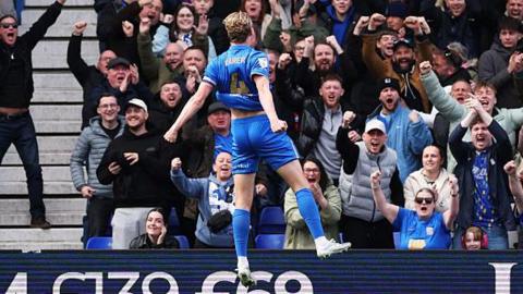 Christoph Klarer celebrates