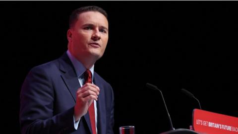 Wes Streeting at the Labour Party's annual conference