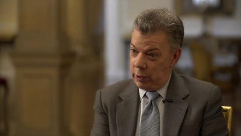 Colombia's President Juan Manuel Santos