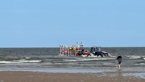 Lifeboat crews at Hunstanton