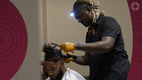 Footballers' barber