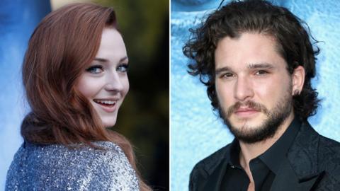 Sophie Turner and Kit Harington