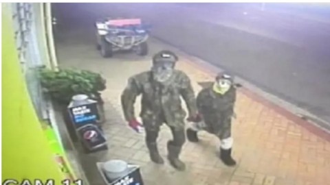 CCTV footage which police believe shows Tom Phillips