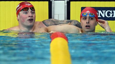 Adam Ramsay-Peaty (left) and Filip Nowacki