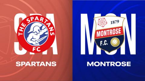 Spartans and Montrose badges