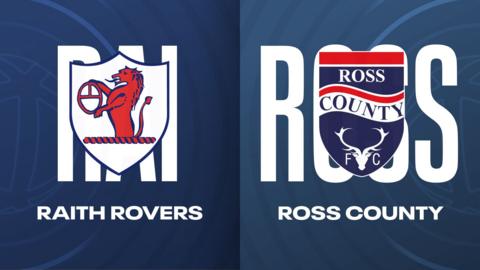 Raith Rovers and Ross County badges