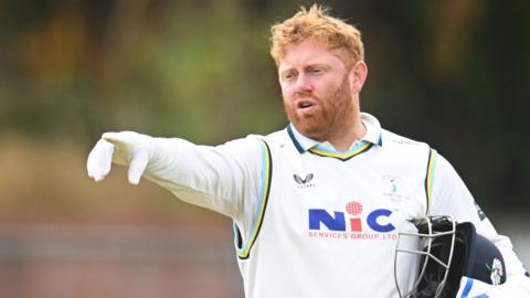 Jonny Bairstow in action for Yorkshire during a County Championship match