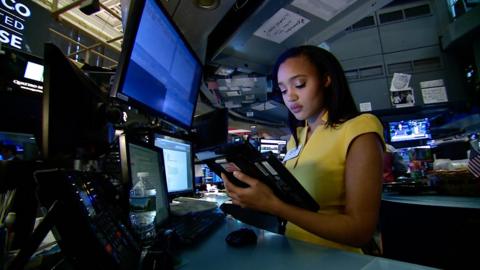 Lauren Simmons at the NYSE