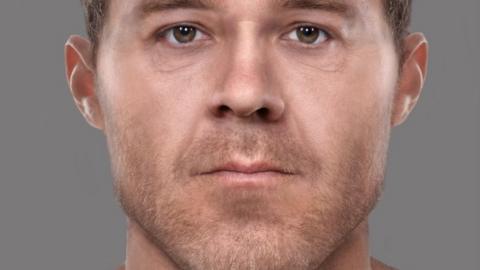 Forensically reconstructed face of John Howison