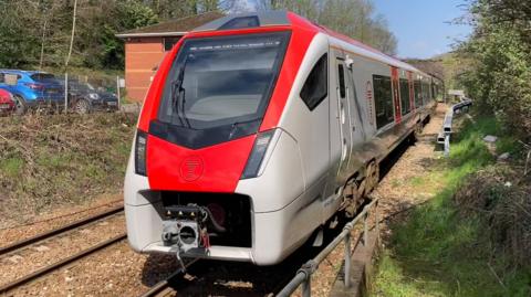 A picture of a Transport for Wales train