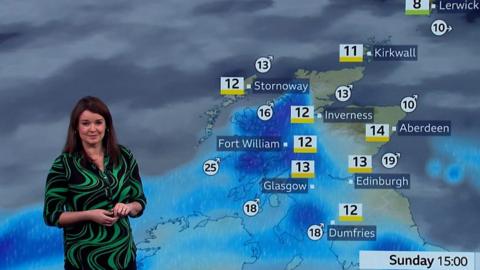 A month's rainfall could fall in one day as very wet weather is forecast for north east Scotland.