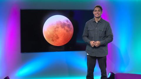 otis with a blood moon plasma