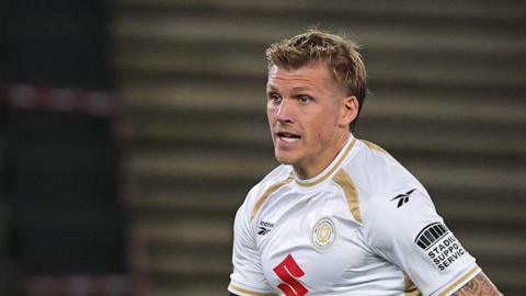 Will Collar in action for MK Dons