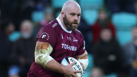 WillGriff John carries the ball for Sale Sharks