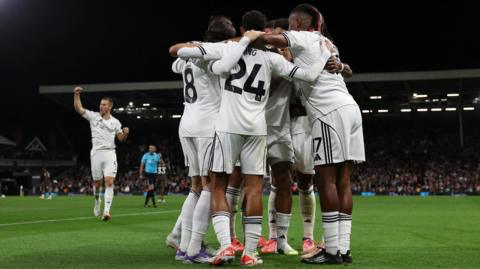 Fulham celebrate