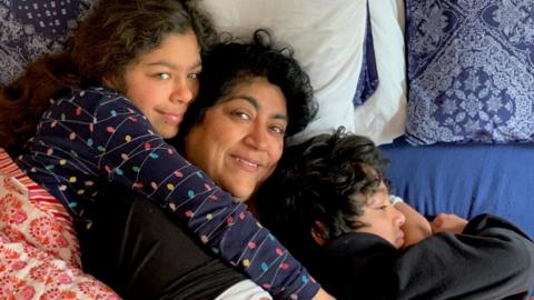 Gurinder Chadha and family