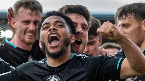 Jay Dasilva celebrates