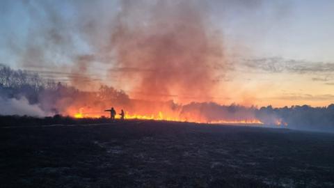 Higher Blandford Road fire