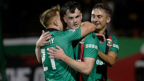 Jordan Jenkins celebrates goal